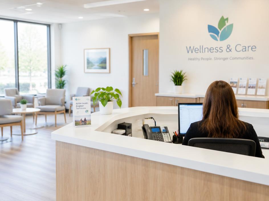 Medical practice front desk